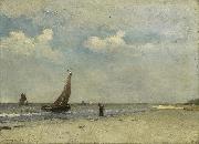 Jan Hendrik Weissenbruch Strandgezicht oil on canvas